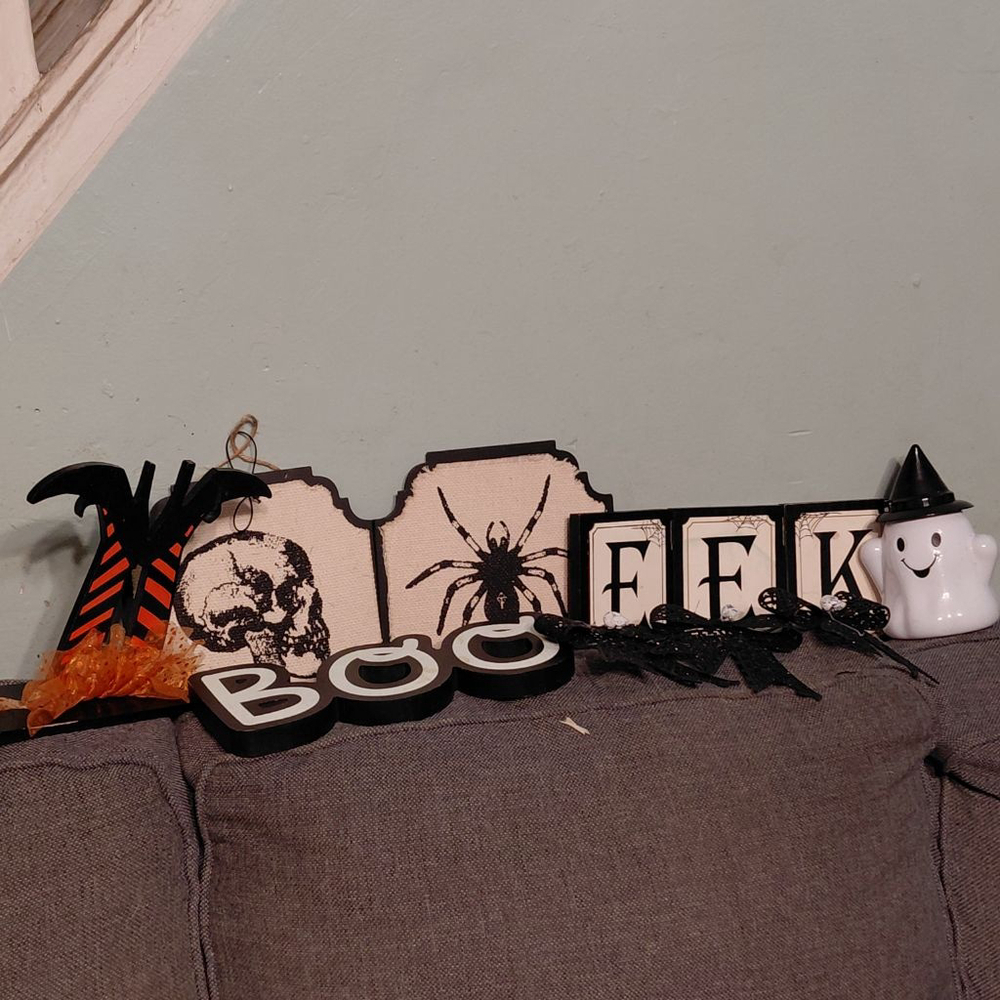 Bundle Holiday Decor One Size Black White Halloween Decorations